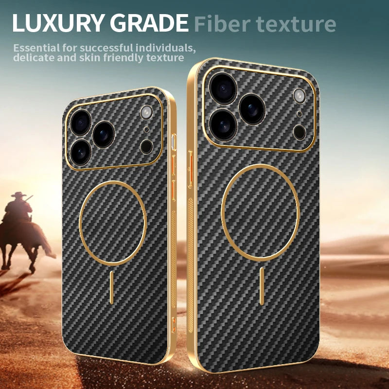 Capa Magnética Premium – Proteção Inteligente e Carregamento Sem Fios para iPhone