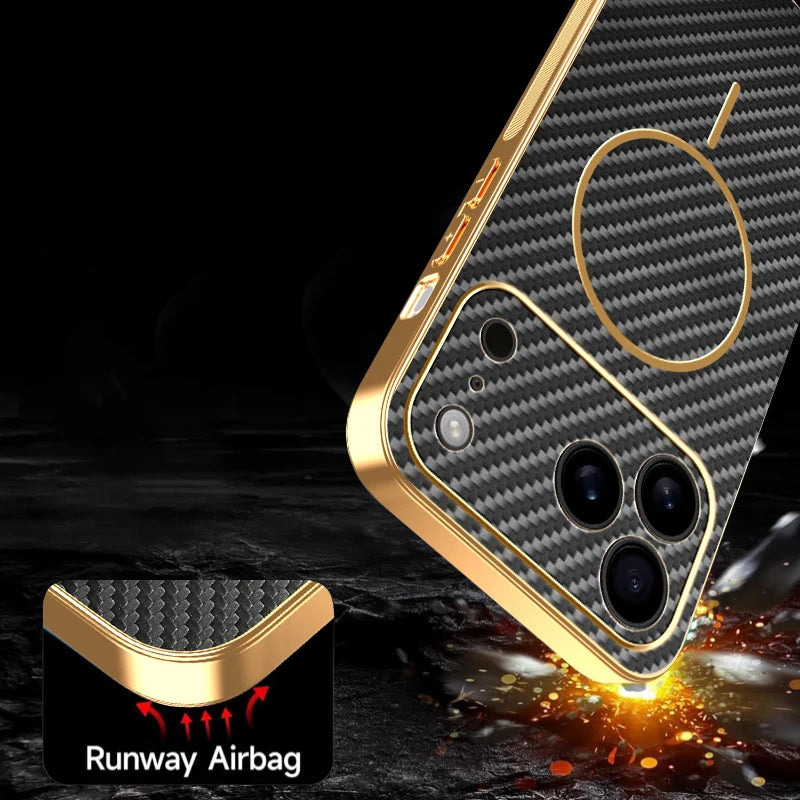 Capa Magnética Premium – Proteção Inteligente e Carregamento Sem Fios para iPhone