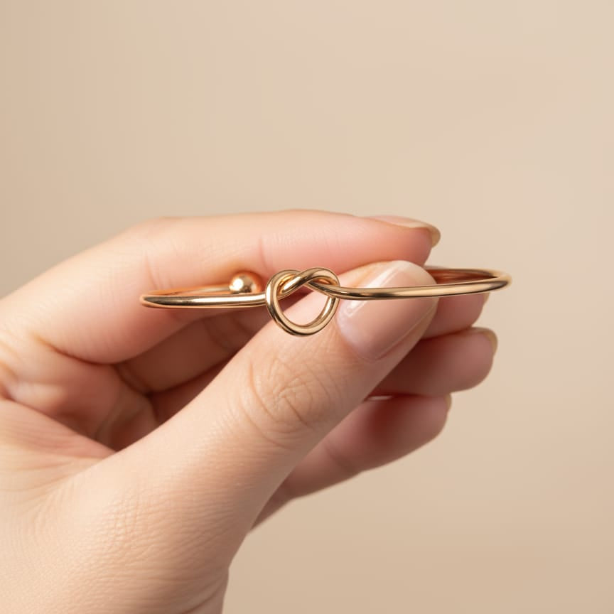 Bracelete Bella Cuff - Design Geométrico Minimalista Chic em Aço Inoxidável com Banhado a Ouro