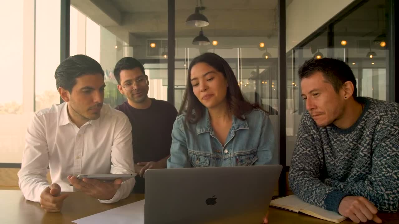 Elevz engineers collaborating in a working session