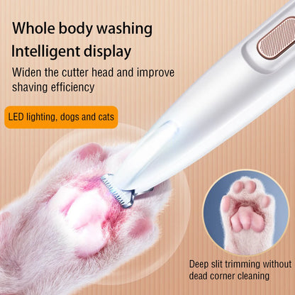 Mantenha as Patas do Seu Pet Sempre em Dia: Aparador à Prova de Água com Luz LED Integrada!